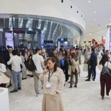 Especialistas en nefrología, en un descanso de las conferencias y talleres.