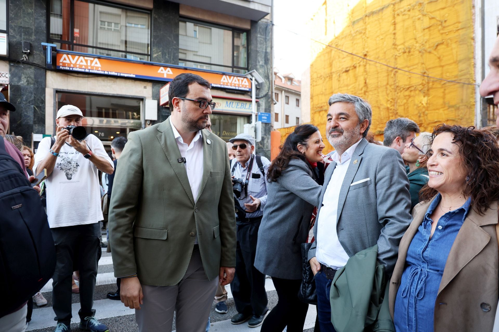 La multitudinaria manifestación en Oviedo contra el peaje del Huerna, en imágenes