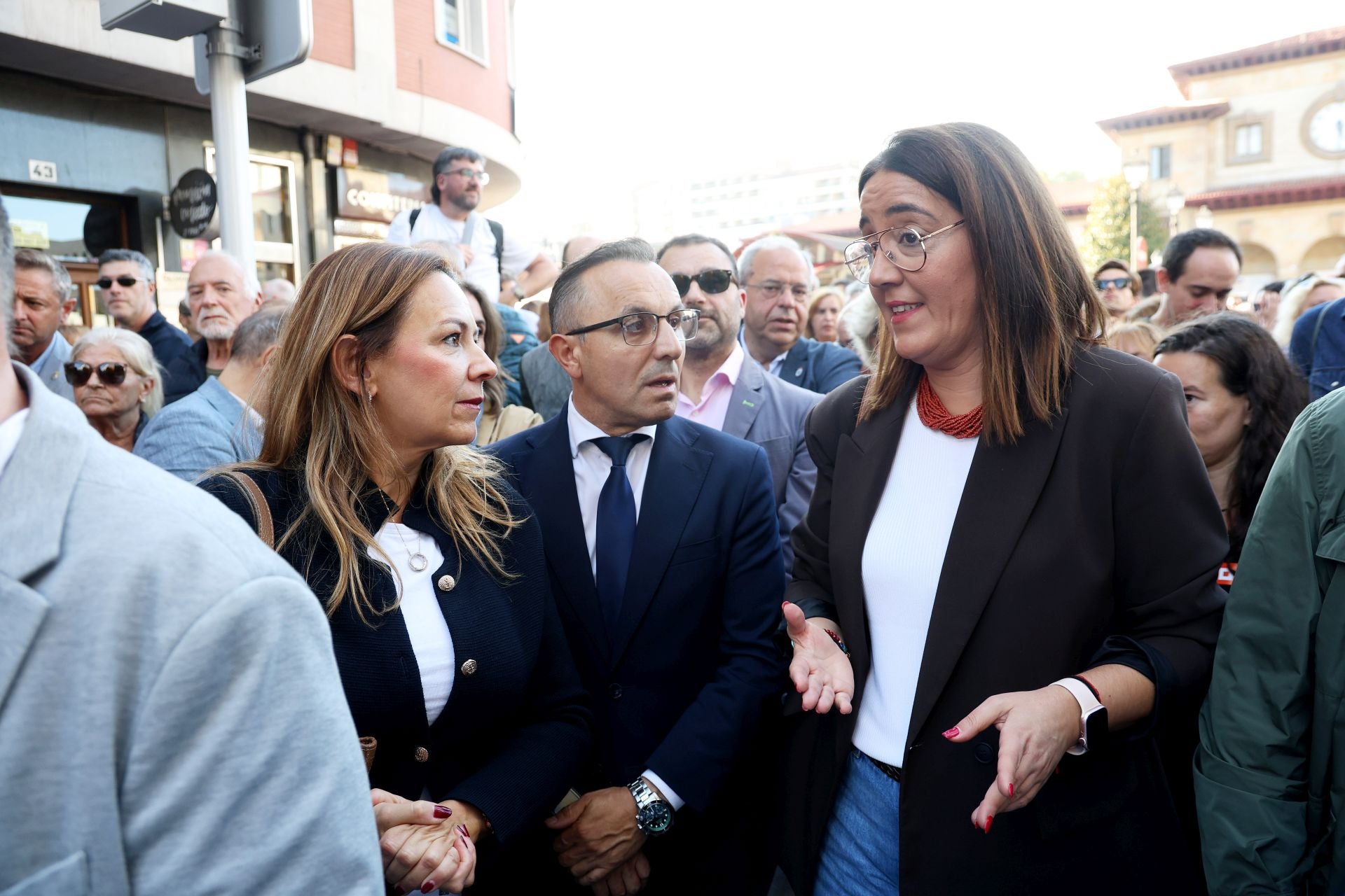 La multitudinaria manifestación en Oviedo contra el peaje del Huerna, en imágenes