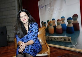 Carla Vall i Durán, ayer en la Casa de Cultura de Avilés.