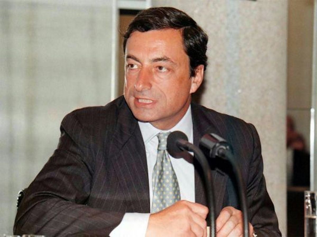 Guido Carli, ministro de Hacienda del gobierno de Andreotti, lo nombró Director General del Tesoro por recomendación del entonces gobernador del Banco de Italia, Carlo Azeglio Ciampi.