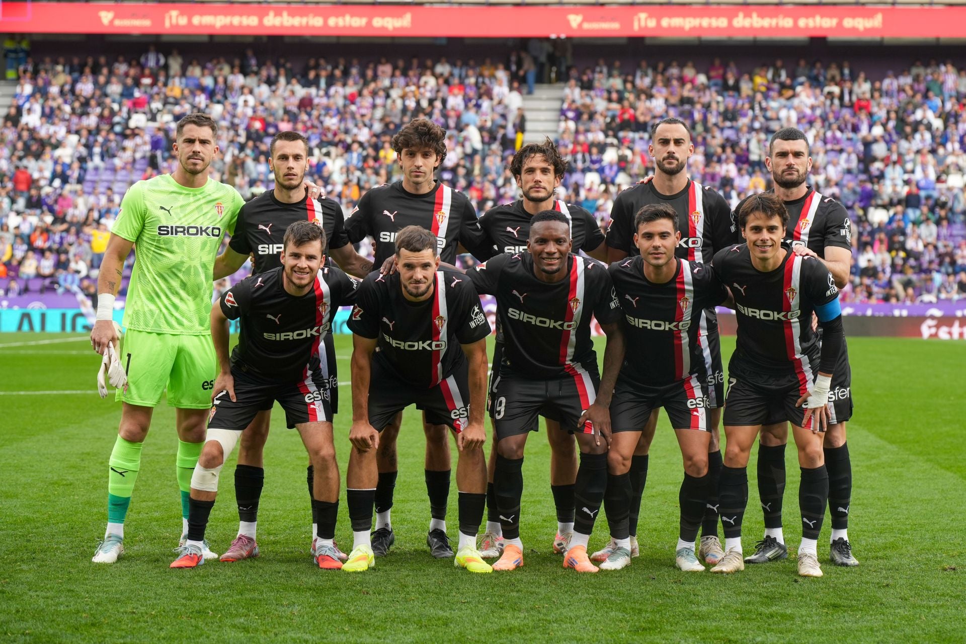 Las mejores jugadas del Real Valladolid-Sporting de Gijón, en imágenes