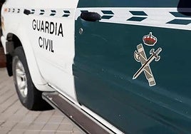 Vehículo de la Guardia Civil.