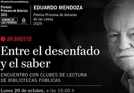Así fue el magistral encuentro de Eduardo Mendoza con los clubes de lectura de Asturias