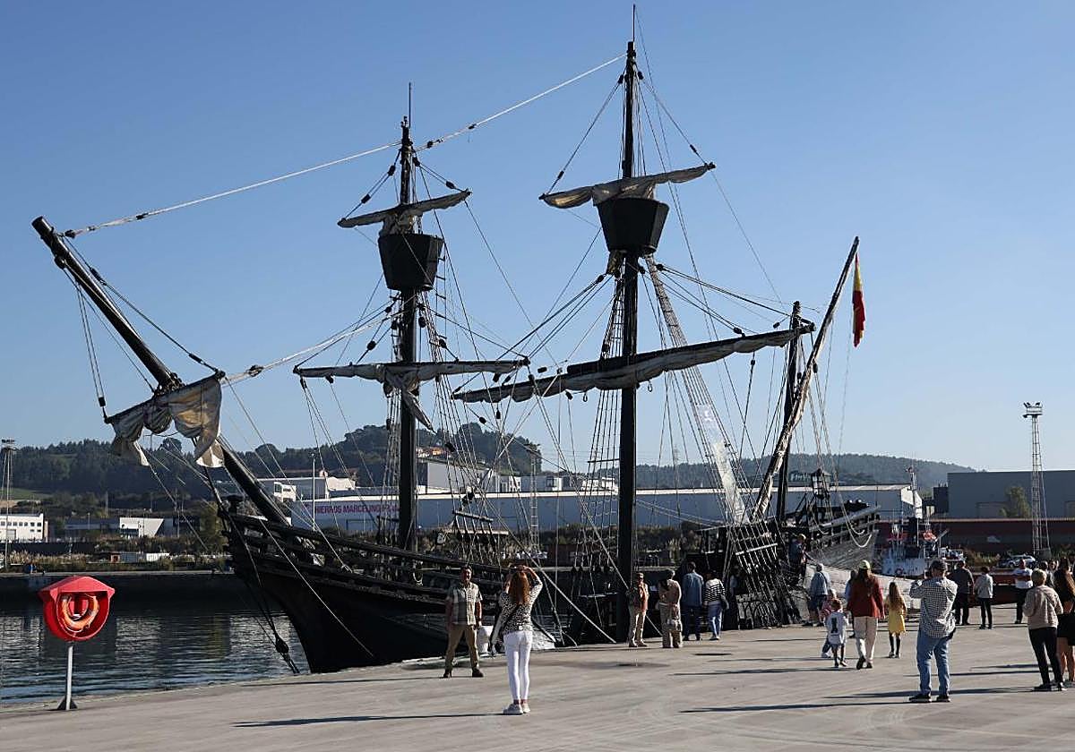 La Nao Victoria prolonga su estancia en Avilés hasta el domingo