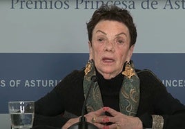 Graciela Iturbide en el Hotel de la Reconquista de Oviedo.