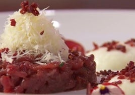 El plato 'Puxa Asturias' que salvó a Juanjo Bona de la eliminación en 'MasterChef': una versión vanguardista del cachopo