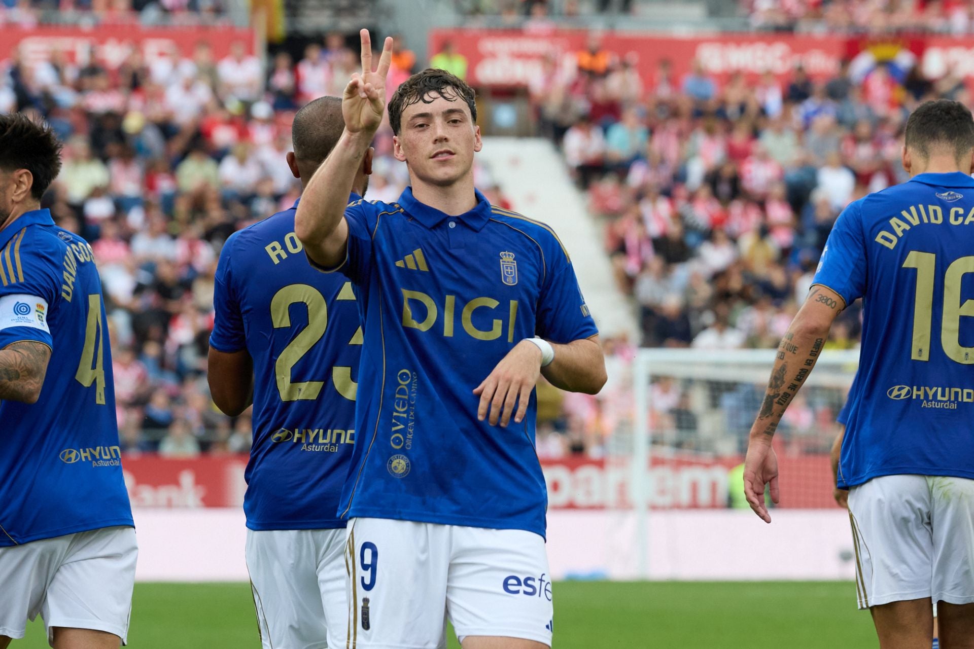 Las imágenes que deja el Girona 3-3 Real Oviedo