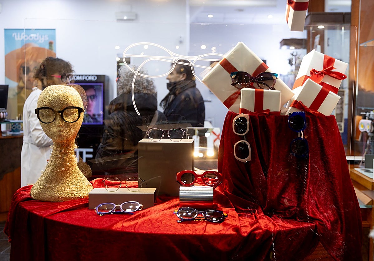 Escaparate de una óptica.