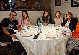 Rafa Gutiérrez, Rosa M. Valle, Carolina Sarmiento, Reyes Ugalde (coordinadora del concurso), Cruz Collado y Marian García.