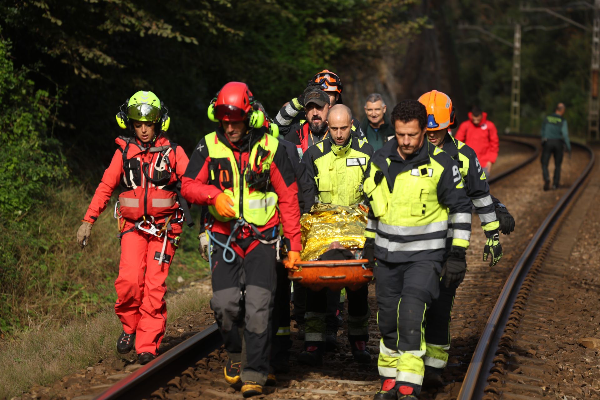 Las imágenes del milagroso rescate al hombre desaparecido en Corvera