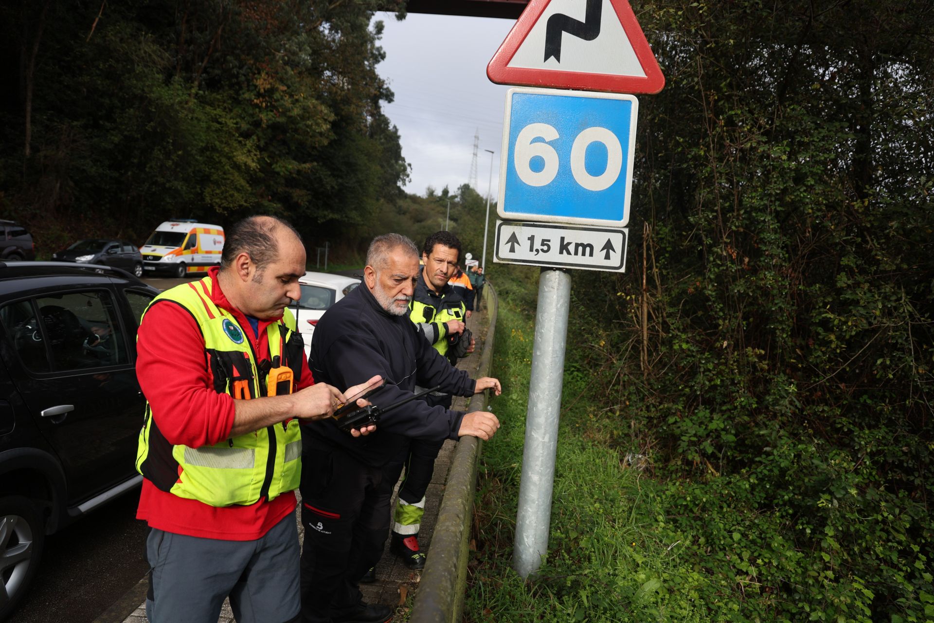 Las imágenes del milagroso rescate al hombre desaparecido en Corvera