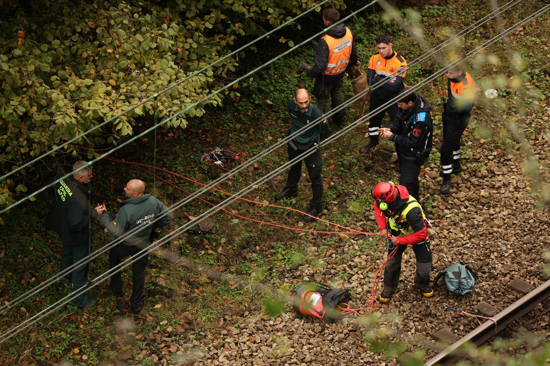 Las imágenes del milagroso rescate al hombre desaparecido en Corvera