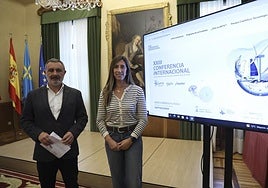 Luis Díaz y Ángel Pumariega durante la presentación del evento.