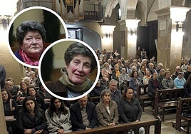 El funeral por Elvia Clemente llenó la iglesia de San Tirso.