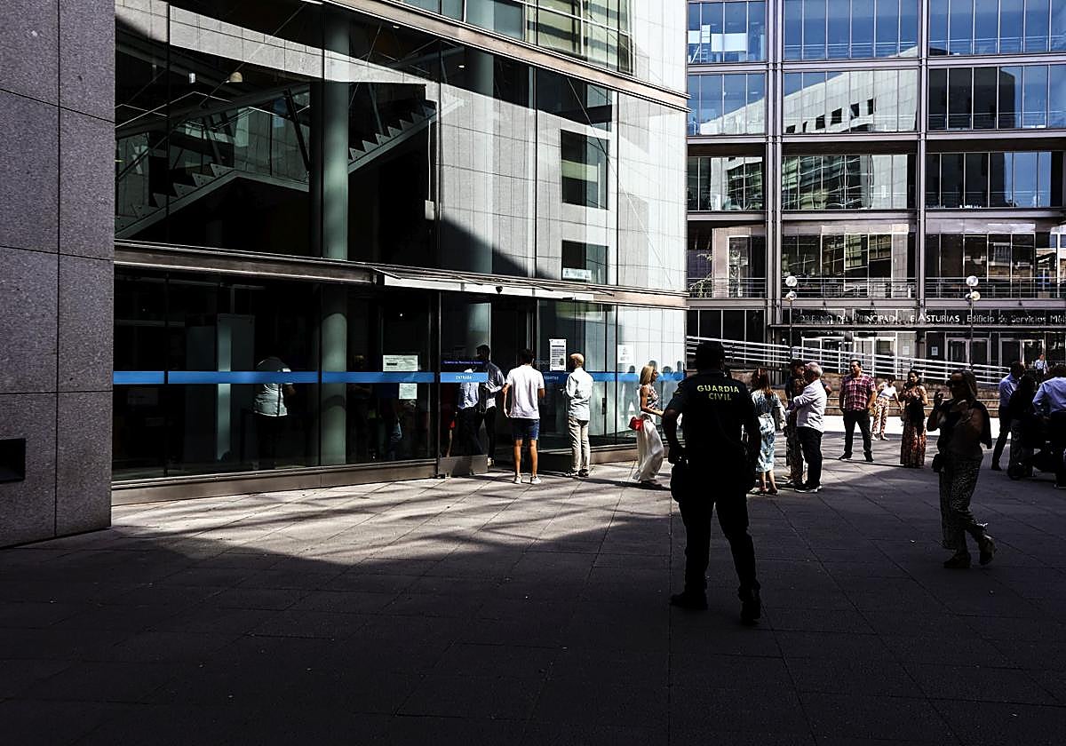 Los juzgados de Oviedo.