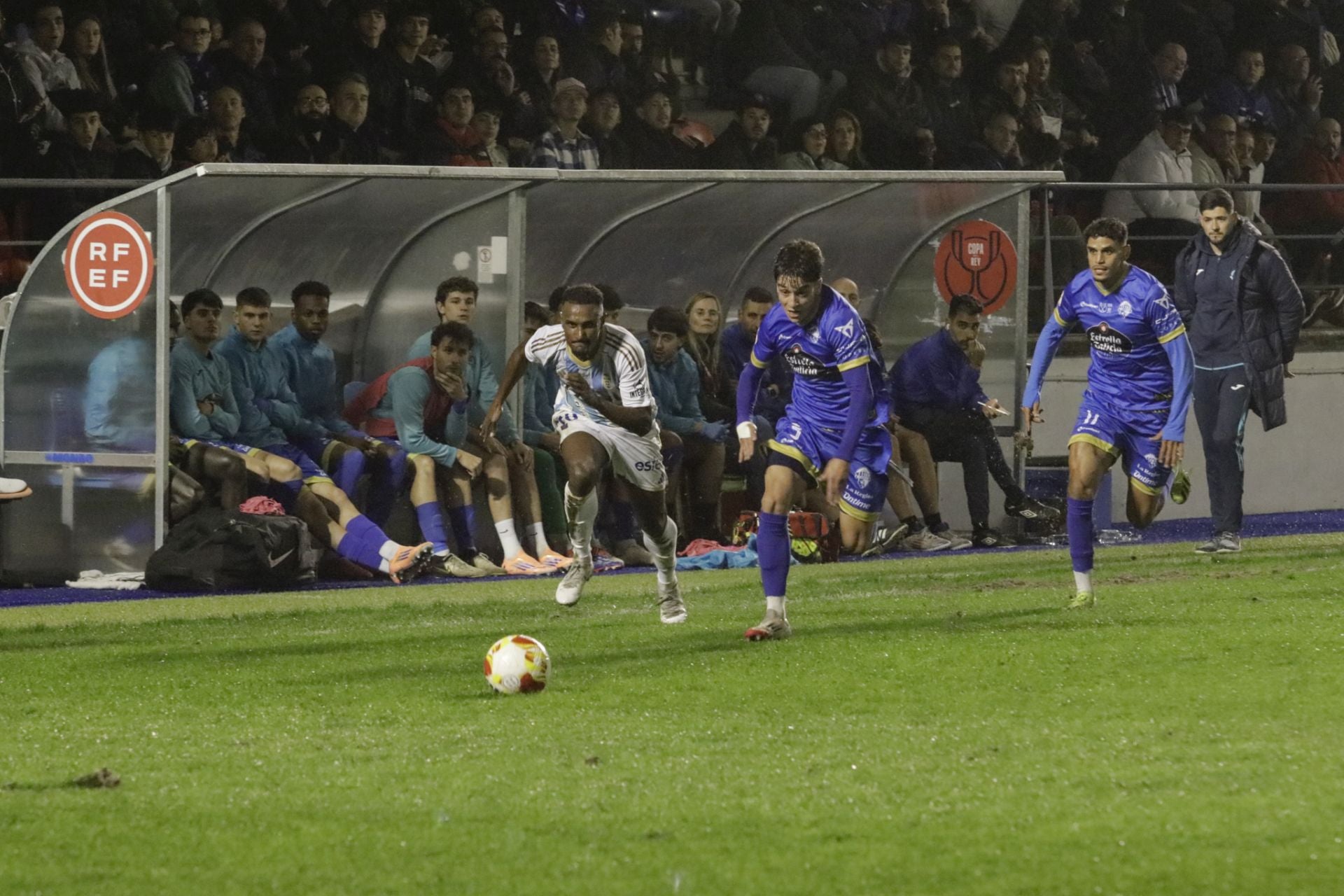 Las mejores imágenes del duelo copero Ourense - Real Oviedo