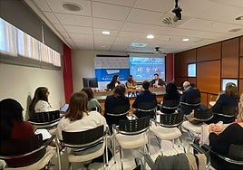 Un momento de la presentación del informe.