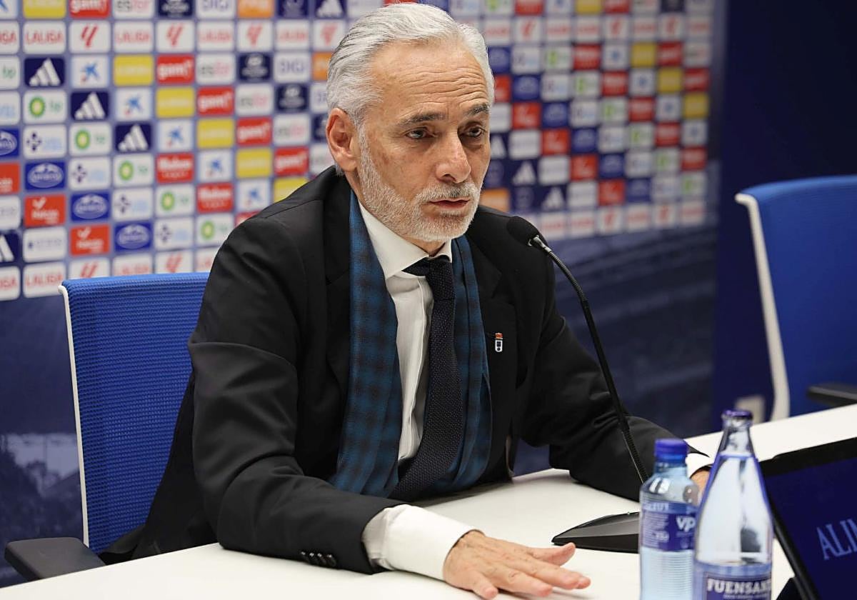 Jesús Martínez, propietario del Real Oviedo.