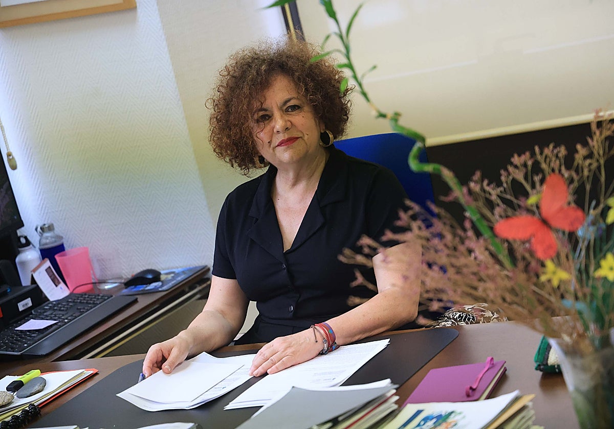 Marta del Arco, en su despacho en la Consejería de Derechos Sociales y Bienestar.