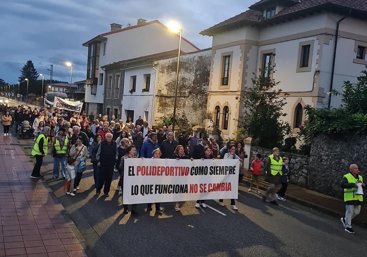 Manifestantes en la protesta del viernes pasado.