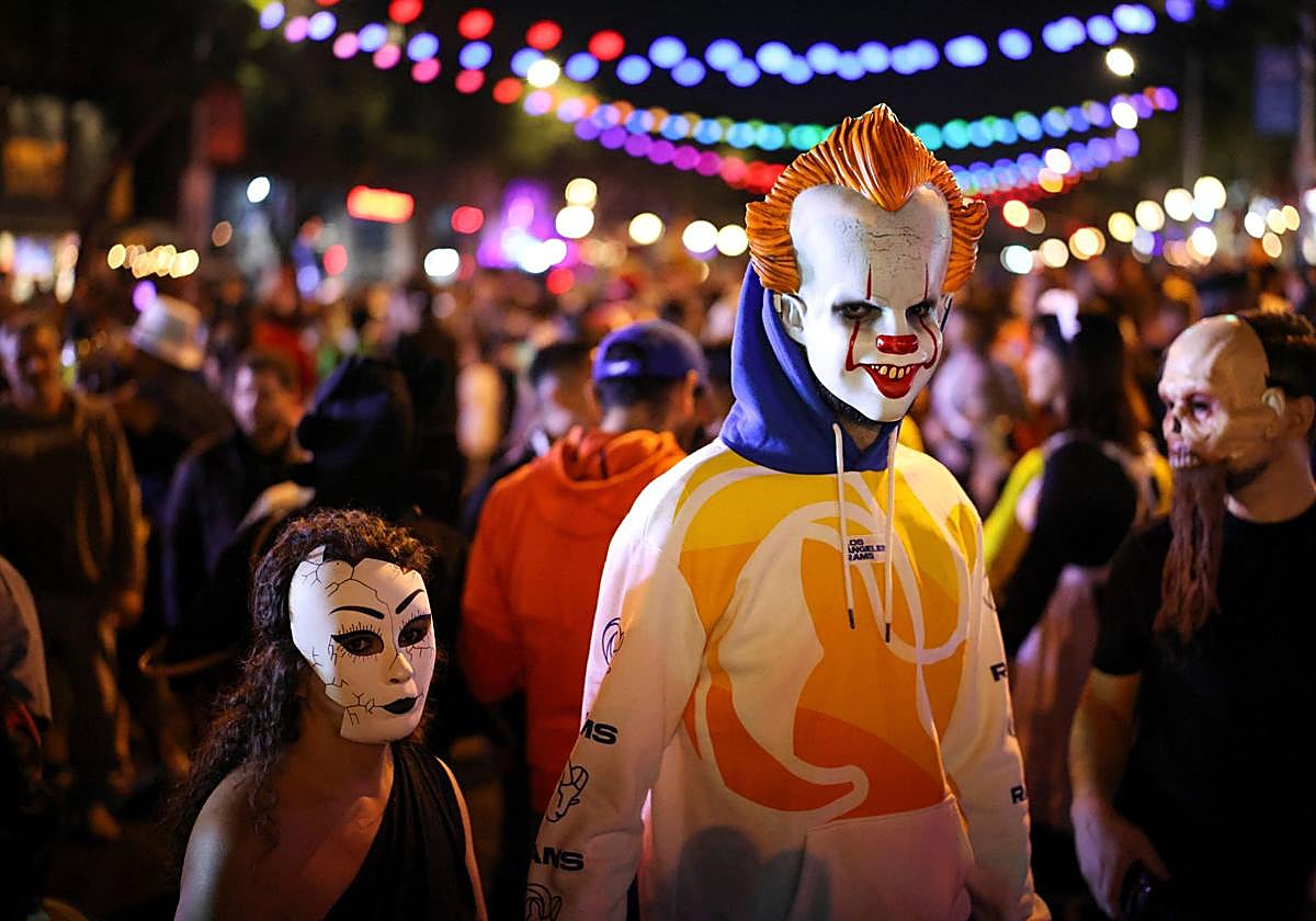 Una fiesta de Halloween.