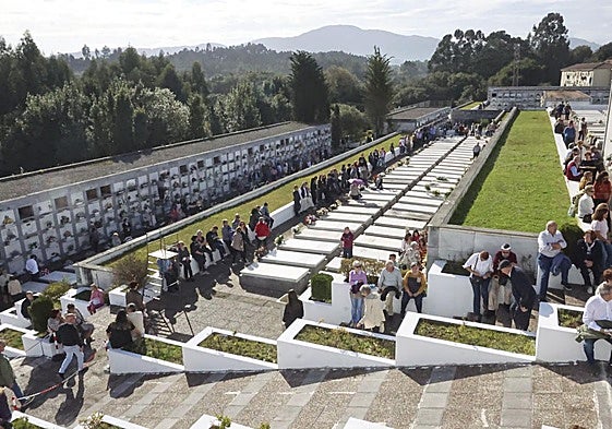 El cementerio de La Carriona, en Avilés.