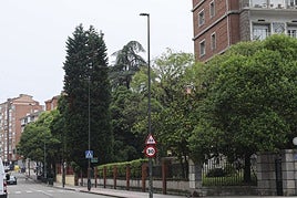 Farolas en la calle González Abarca. El Ayuntamiento se prepara para sustituir en los próximos años 7.400.