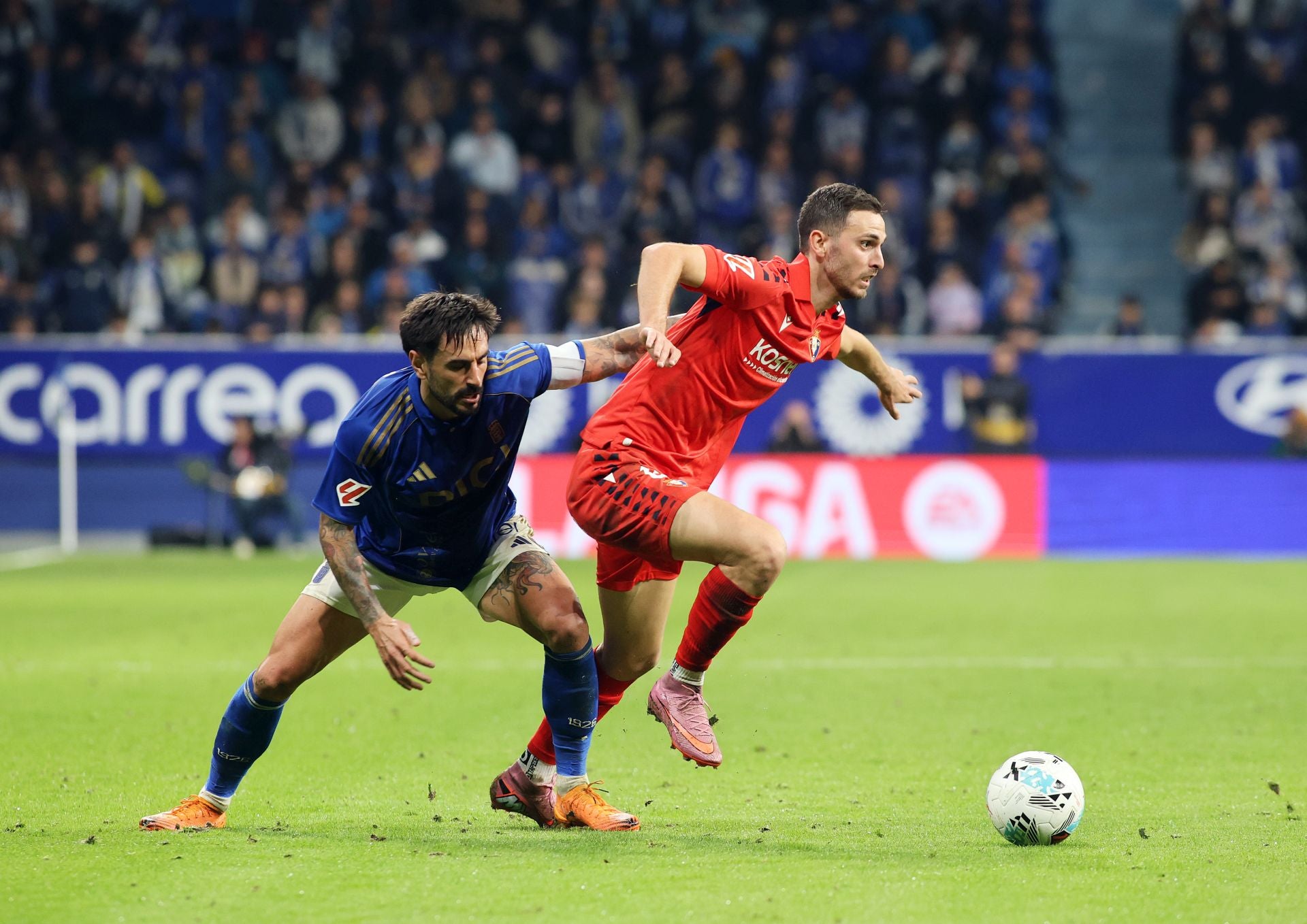 Las mejores jugadas del Real Oviedo - Osasuna en imágenes