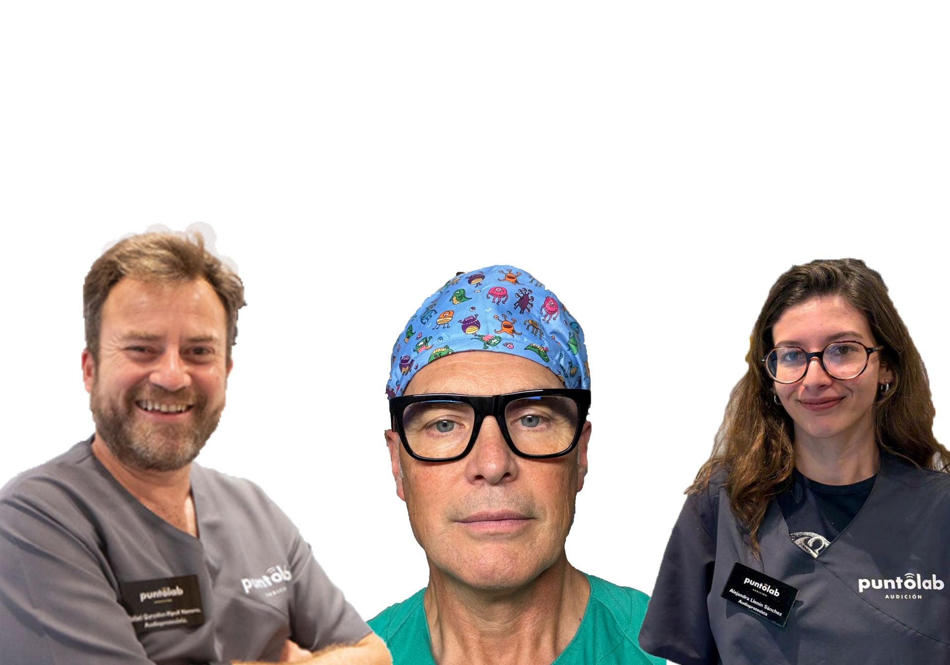 D. Rafael González-Ripoll, el Dr. Marcos Carreño y Dña. Alejandra Llenín