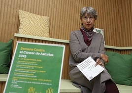 Yolanda Calero, presidenta de la Asociación Española contra el Cáncer en Asturias.