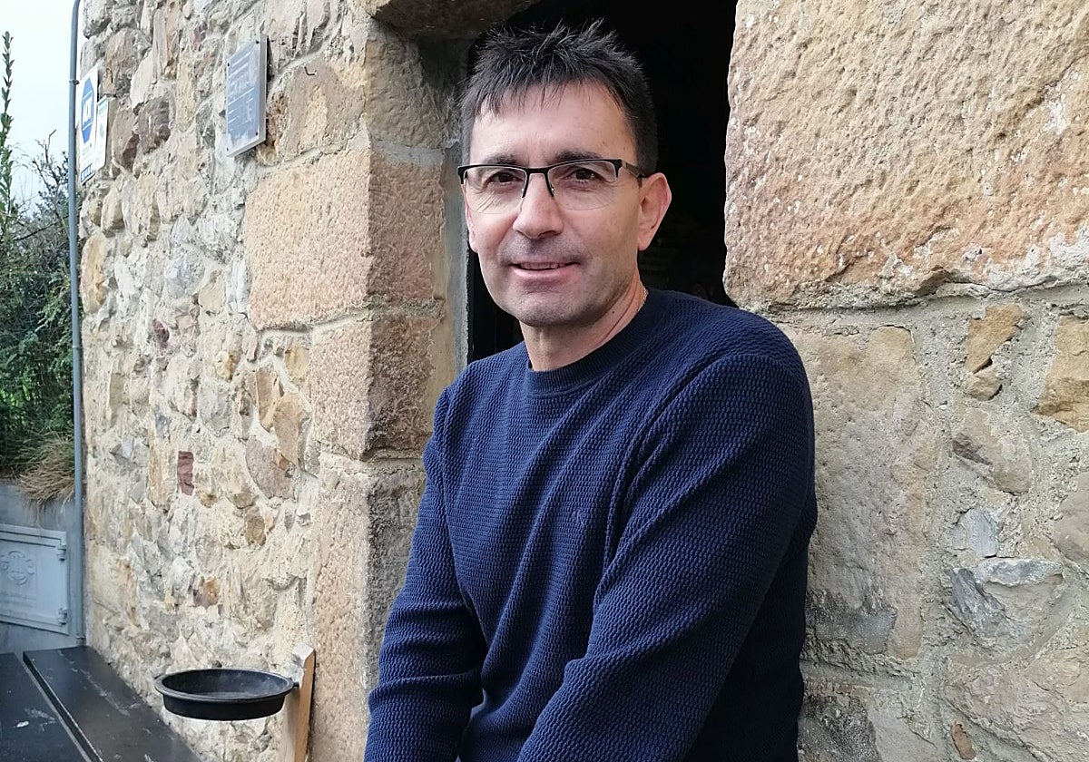 Asier Garitano, este miércoles, posando para EL COMERCIO en Gijón.