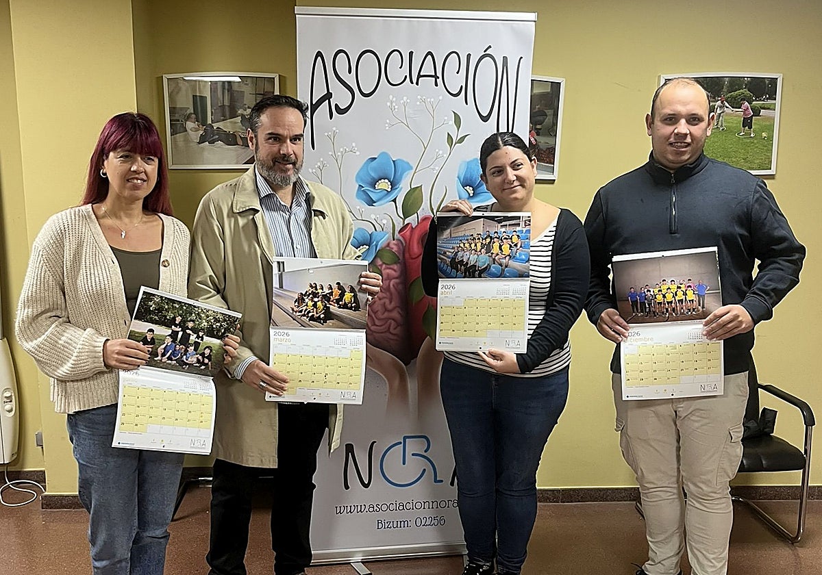 Aroa Castaño, Patricia Suárez, Hugo Nava y Diego Alonso.