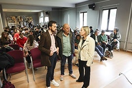 Juan Antonio González Ponte, el concejal Agustín Medina y Beatriz Coto, directora general de Cooperación.