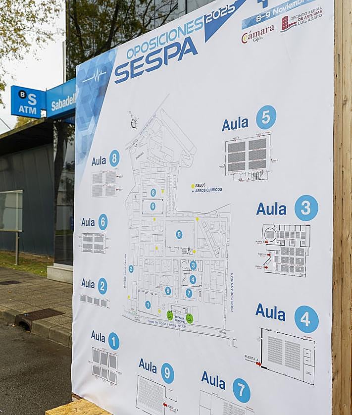 Imagen secundaria 2 - Gijón acoge este fin de semana la multitudinaria oposición sanitaria de Asturias