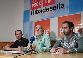 Álvaro Valle, Ramón Canal y Santiago del Pozo.