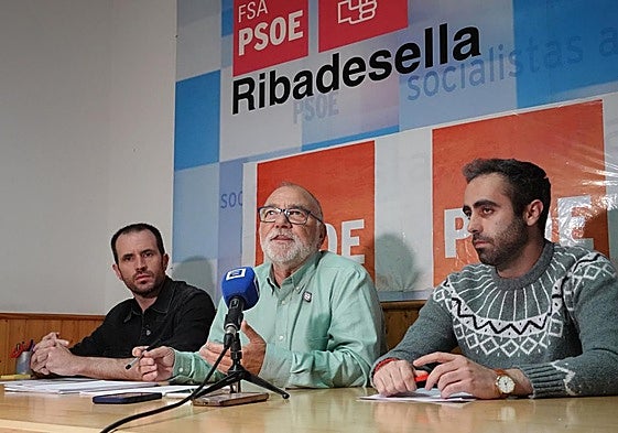 Álvaro Valle, Ramón Canal y Santiago del Pozo.