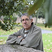 Juan Carlos Vázquez, en el parque de Ferrera.