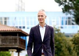 El director general del Grupo Central Lechera Asturiana, José Armando Tellado, en las instalaciones de la compañía.