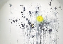 Sin título, técnica mixta sobre lienzo, 2017.