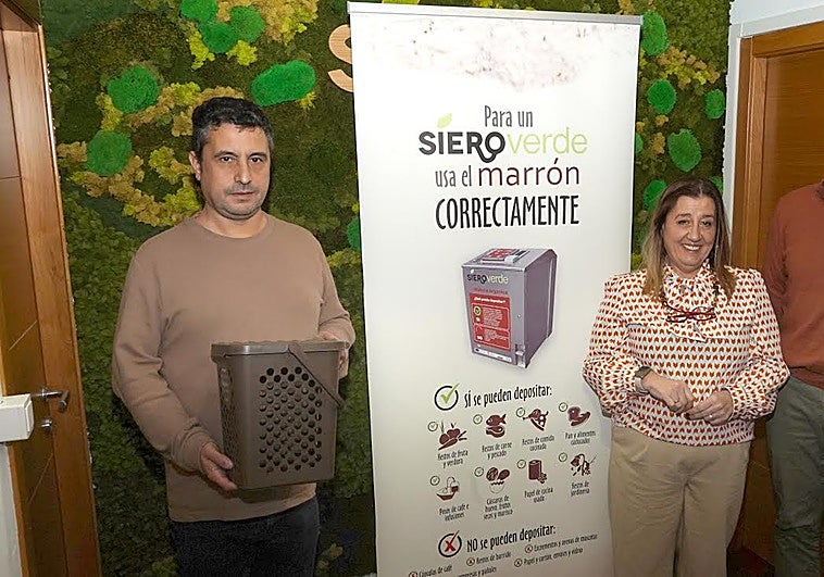 Siero incide en la importancia de utilizar el contenedor marrón correctamente