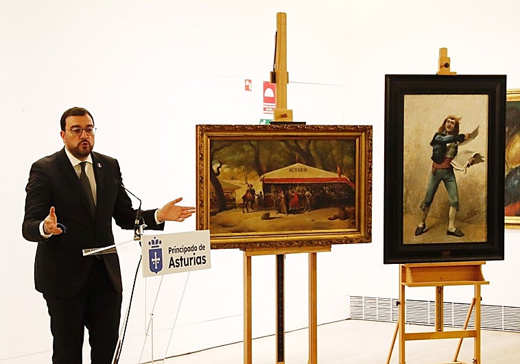 La familia de Pedro Rico recupera dos cuadros que la dictadura franquista nunca deolvió