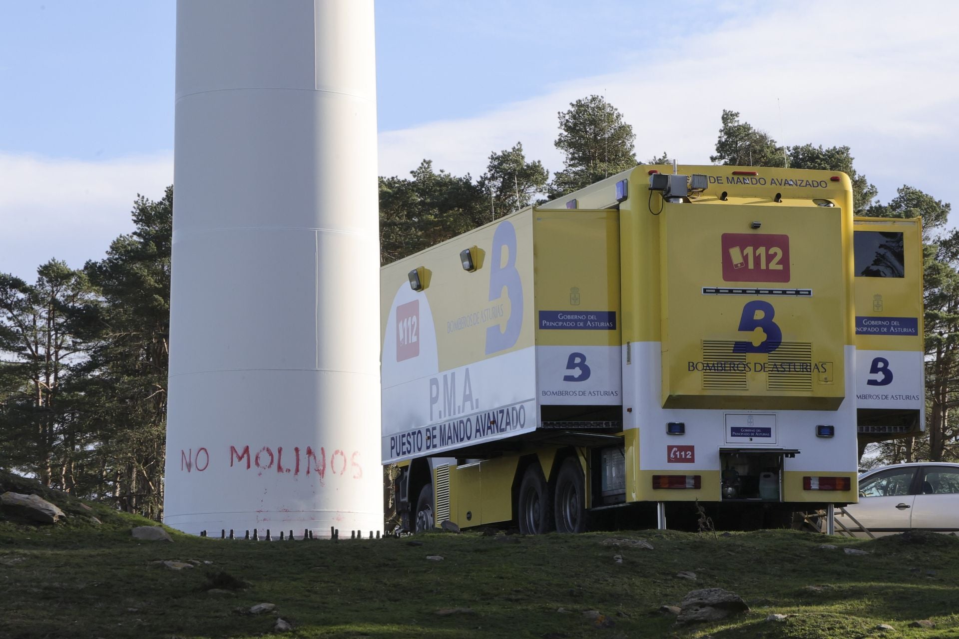 Tomasín, en paradero desconocido: las imágenes de la búsqueda en Tineo