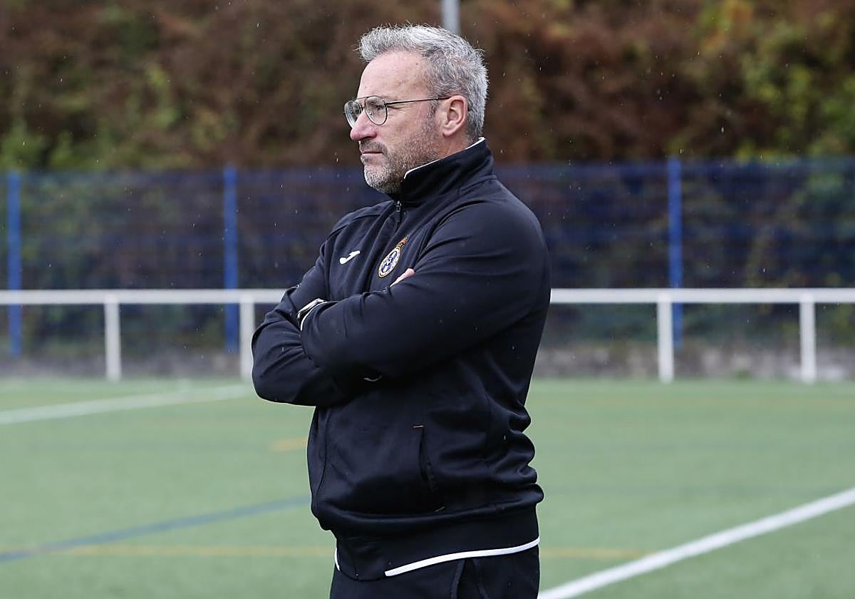Dani Vidal, durante un entrenamiento de esta semana en La Toba 2.