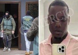 Registro en uno de los locales de hostelería de Montevil. A la derecha, el fallecido Manuel D. H.