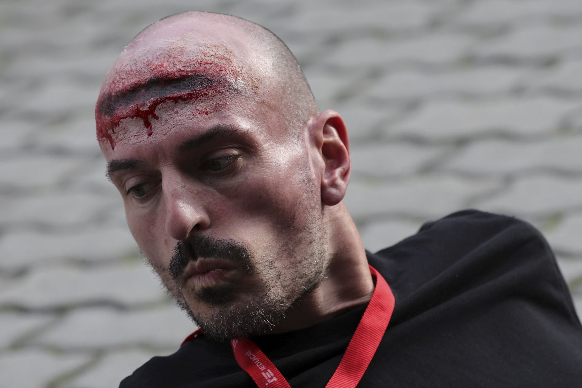 Espectacular simulacro de accidente con víctimas en Langreo