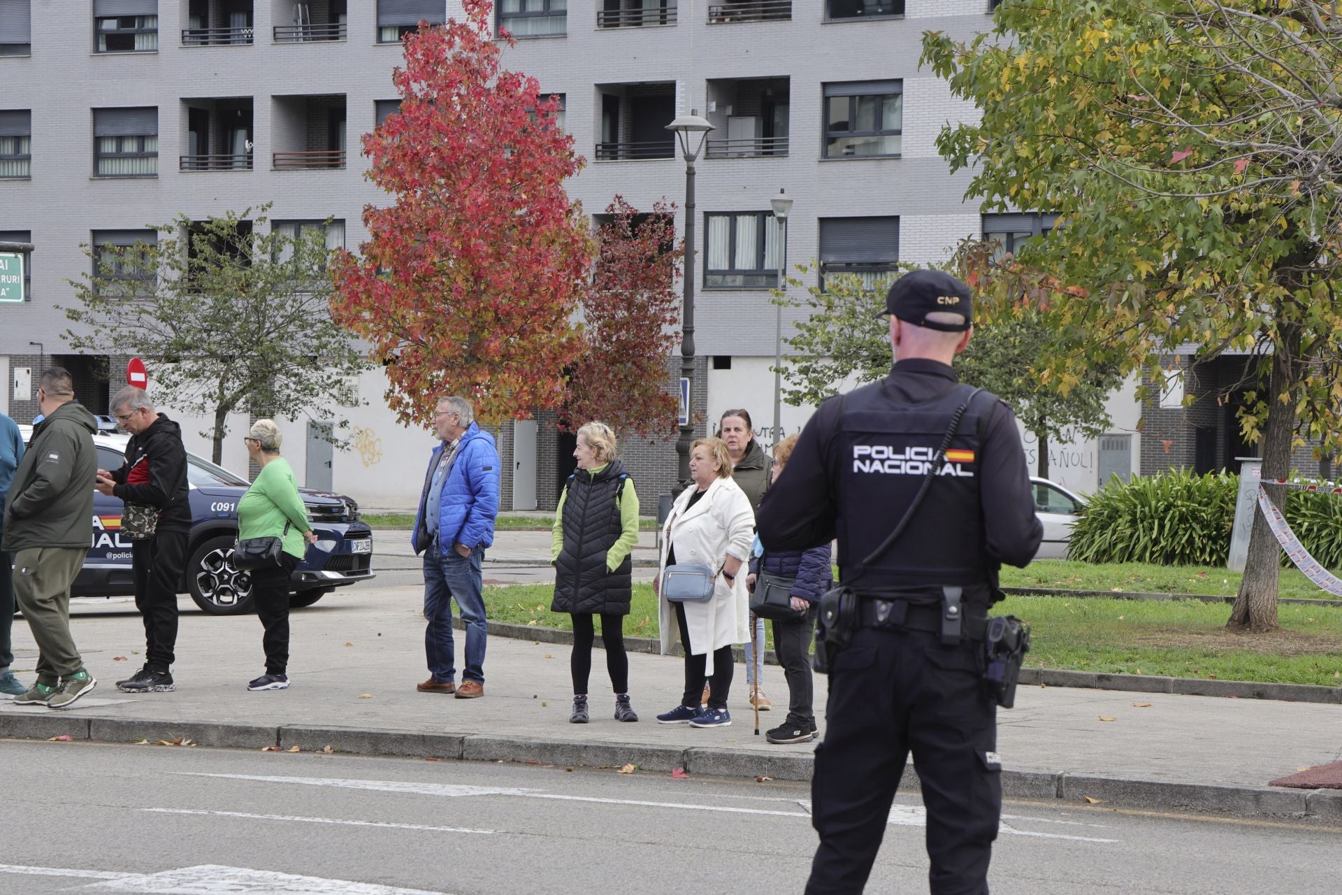 Espectacular simulacro de accidente con víctimas en Langreo