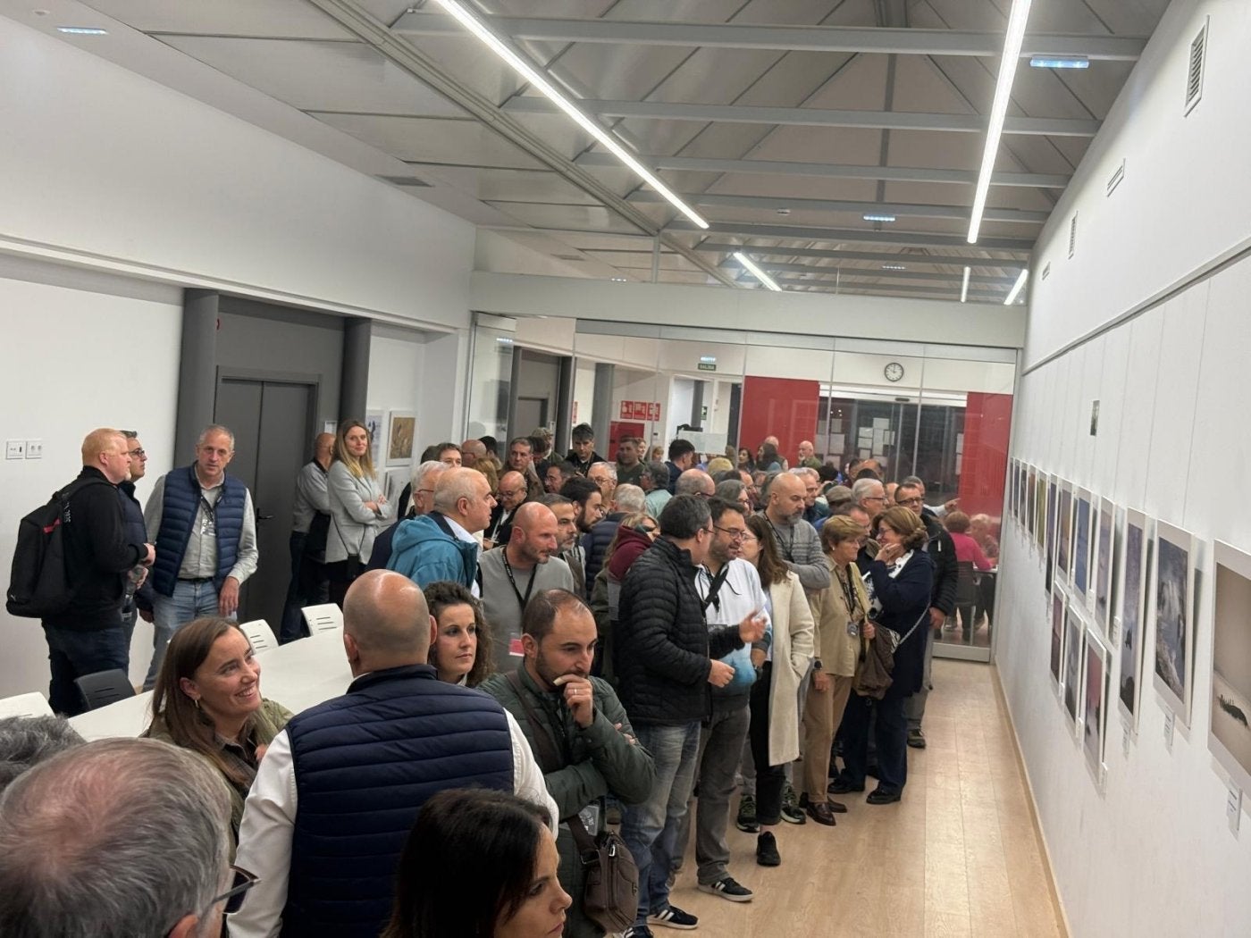 La inauguración de la exposición ‘AFEP Nature’ ayer en Las Vegas.