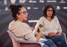 Bárbara Tardón y Nerea Barjola.