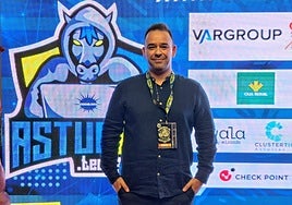 Rafa López, ayer, en el Centro Niemeyer de Avilés donde se celebra estos días el congreso AsturCON.tech25.
